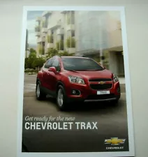 Chevrolet . Trax . Chevrolet Trax . 2013 MY Sales Brochure