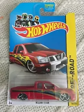 Hot Wheels Nissan Titan Red HW Off Road 2013