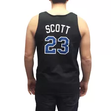 Nathan Scott #23 Black Tank Top Basketball Jersey One Tree Hill Ravens Costume