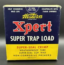 Vintage **Empty** Western Xpert 12 Gauge Shotgun Shell Box