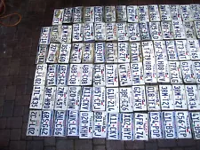 License Plates lot, 145 Plates For Sale. Fair to Excellent Condition, Nice !..