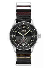 AVI-8 Flyboy Airmaster Sector Meca-Quartz Raven Black Nylon AV411201 Mens Watch