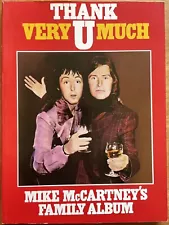 (Paul McCartney) Mike McCartney Autograph Book Family Album "Thank U Very Much"