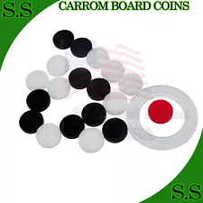 CARROM BOARD COINS FOR SMALLER BOARDS WITH STRIKER SET DS-1648