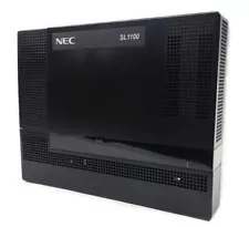 NEC SL1100 IP4NA-1228M-B KSU Main Cabinet Phone System, Power Tested