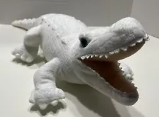 Wild Republic Albino White Alligator Crocodile Plush Stuffed Animal