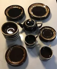 PFALTZGRAFF Dinner Lot Set Of 24 Dark Brown