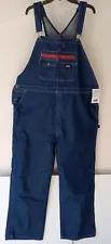 Dickies Men's Bib Overall, Blue Denim (Many Sizes to Choose From)