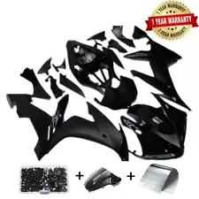 FSM Black Injection Plastic Fairing Fit for Yamaha 2004 2005 2006 YZF R1 ABS k04