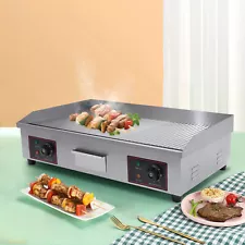 Damaged 3000W 29"Commercial Electric Countertop Griddle Flat Top Grill Hot Plate