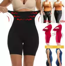 Women Slimming Body Shaper Shorts High Waist Pants Firm Tummy Control Shapewear