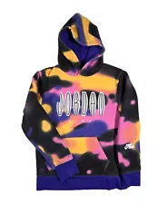 Air Jordan tie dye Pullover Hoodie Boys Medium 10 12 "Eextremely Faded"