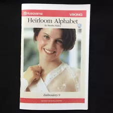 Copy of Heirloom Alphabet #9 Booklet for Husqvarna Viking Rose Iris #1+ Iris