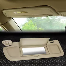 FOR 06-11 HONDA CIVIC OE STYLE LEFT DRIVER SIDE SUN VISOR SUNSHADE W/MIRROR TAN