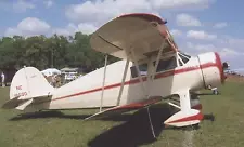 Waco Custom Cabin 1930's U.S. Sesquiplanes Aircraft Desktop Wood Model Small