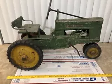 Antique John Deere 60 Pedal Tractor 1950s Early Rare Model ESKA No Shifter