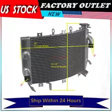 New All Aluminum Radiator For Kawasaki Ninja ZX-6R ZX6R 2003-2004