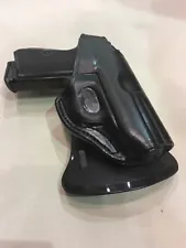 Premium Leather PADDLE Holster for WALTHER PPK, PPK/S (#3075 BLK)