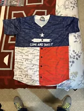 Come And Take It Texas Flag Baseball Jersey