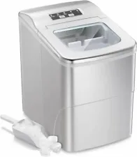 Smad Portable Stainless Steel Countertop Ice Maker Machine (HZB-12B)