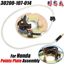 For Honda POINTS PLATE Assembly ATC90 SL100 SL125 XL100 CB100 CB125 CL100 CL125 (For: Honda XL100)