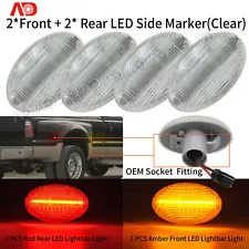 LED Dually Bed Side Fender Marker Light Lamp For Ford F350 F450 F550 Super Duty (For: Ford F-450 Super Duty)