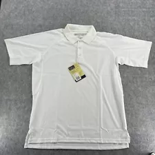 511 Tactical Mens White Performance Polo Shirt Size L NEW