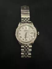 Rolex Datejust Silver Jubilee Bracelet with Diamond Bezel