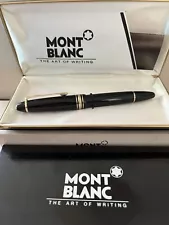 Montblanc, 146 LeGrand Black/ Gold Pl, NOS, “ F” 14k,Nib,Germany ð©ðª