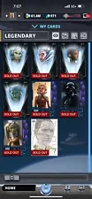 Topps Star Wars Card Trader Account - 60 Million Credits!! 450,000 Cards!!