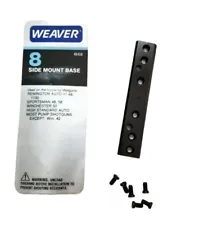 Weaver 8 Side Mount Base Remington 1100 11-48 Sportsman Winchester High Standard