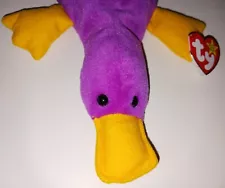 Authentic Ty "Patti the Platypus" Beanie Baby - 1996 - Retired