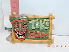 VINTAGE K-MART BRANDED TIKI BAR SIGN - MADE IN CHINA