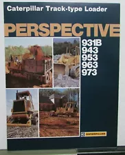 1990s Caterpillar Track-Type Loader 931B 943 953 963 973 Sales Tri-Folder