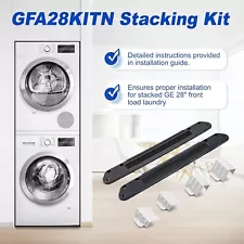 GE 28"W Front Load Washer and Dryer Stack Bracket Kit - GFA28KITN Stacking Kit