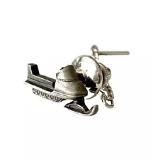 Vintage Snowmobile Tie Tack Sarah Conventry