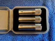 SET OF 3 BRILEY STAINLESS BERETTA MOBIL CHOKE TUBES WITH CASE SPORTING CLAYS