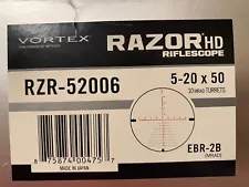 vortex razor hd 5 20x50 for sale