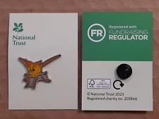 National Trust MOSELEY OLD HALL Moth Charity Pin Badge RSPB Interest