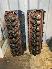 1965–66 Ford 289 C6OE-M Cylinder Heads For T/E-Pair-Dated 5L13 & 6A11