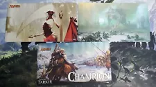 Magic the Gathering Playmat Lot Elesh Norn Khans MtG Green Sun AUTHENTIC