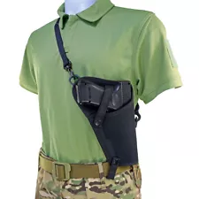 Tactical Style Cross Body Holster Chest Shouler Beretta 92, Colt 1911 & Similar