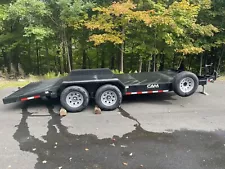 CAM SUPERLINE 18' EQUIPMENT or CAR HAULER TRAILER Dual AXLE, 5 TON,STEEL DECK