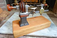 Antique JEWELERS LATHE Watchmaker Machinist Tool Die Maker