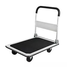 Platform Truck Large Size 880lbs 35.8x24x34.3inches Large White 880lbs