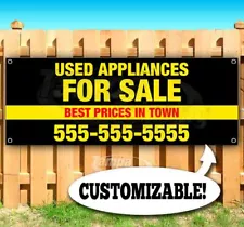 USED APPLIANCES FOR SALE CUSTOM PHONE NUMBER Advertising Vinyl Banner Flag Sign