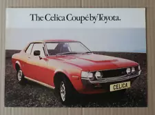 Toyota Celica Coupe 1600ST & 2000ST UK market brochure. c.1976.