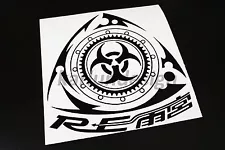 RE Amemiya Logo Decal Sticker rotary engine 6" Decal (fit: Mazda RX-7/ RX-8)