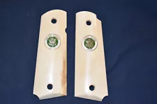 COLT 1911 GIRAFFE BONE / STAG GRIPS ARMY