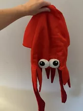 Red squid hat